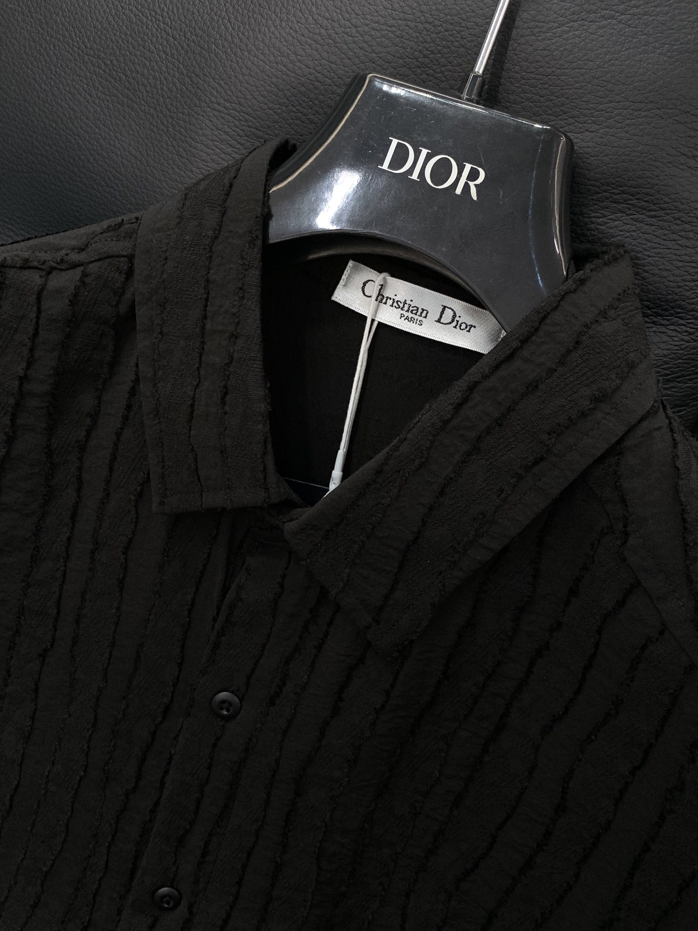 ，Dior 迪奥， 2025夏季新品，专柜同步有售，简约时尚休闲短袖衬衫，原版进口面料，舒适透气，顶级印