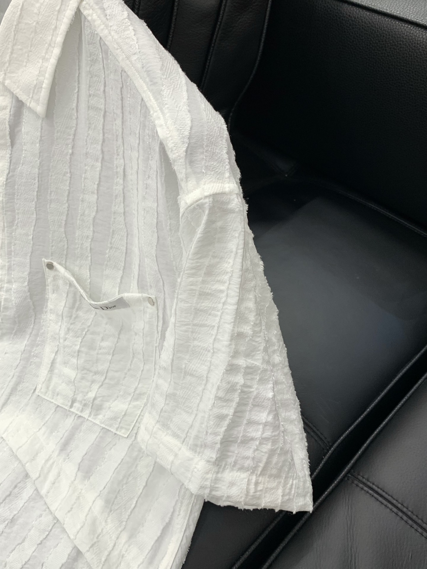 ，Dior 迪奥， 2025夏季新品，专柜同步有售，简约时尚休闲短袖衬衫，原版进口面料，舒适透气，顶级印