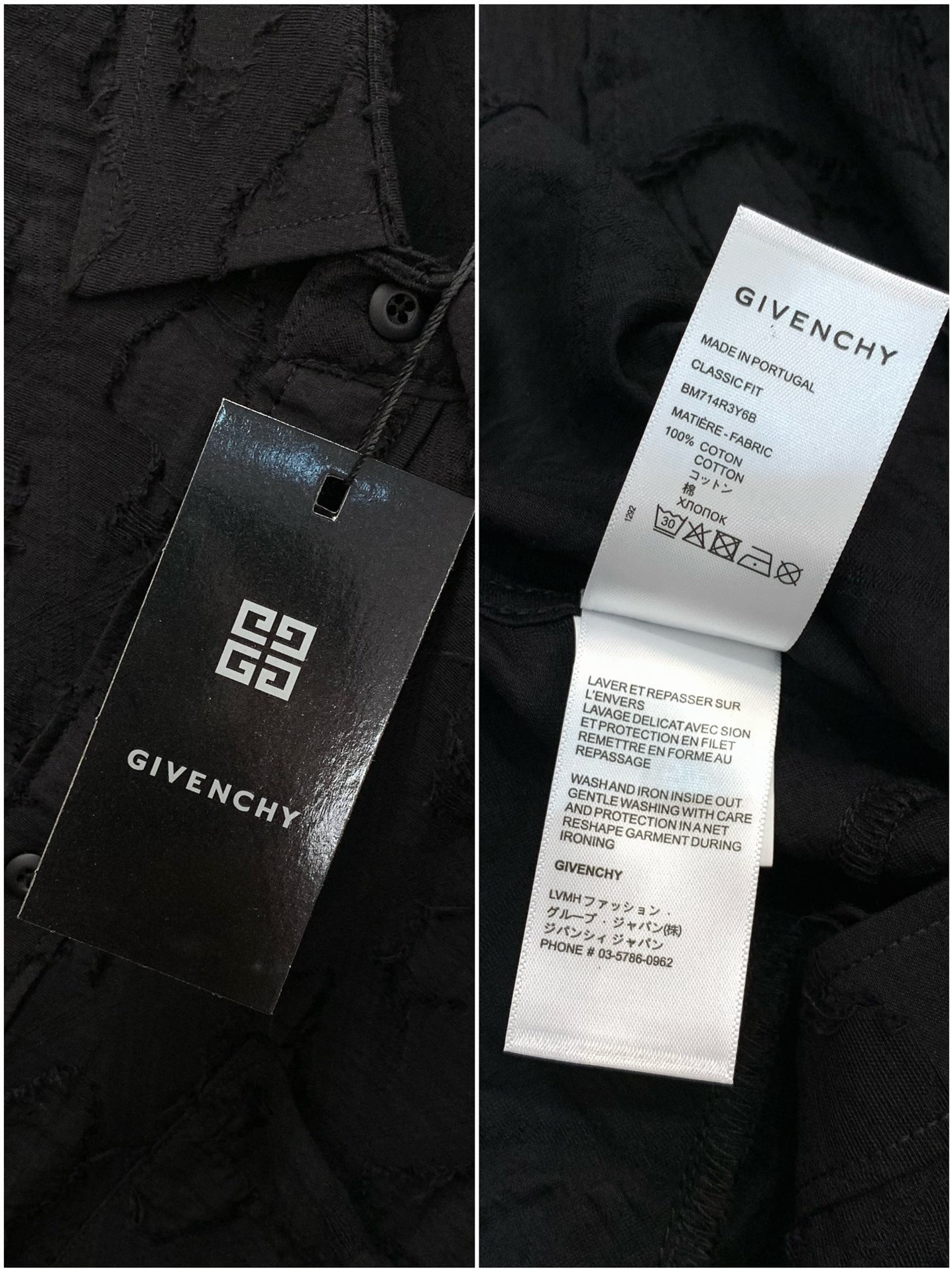 ，Givenchy 纪梵希，2025夏季最新品，专柜同步有售，原单狠货，时尚休闲中袖衬衫，进口原版面料，