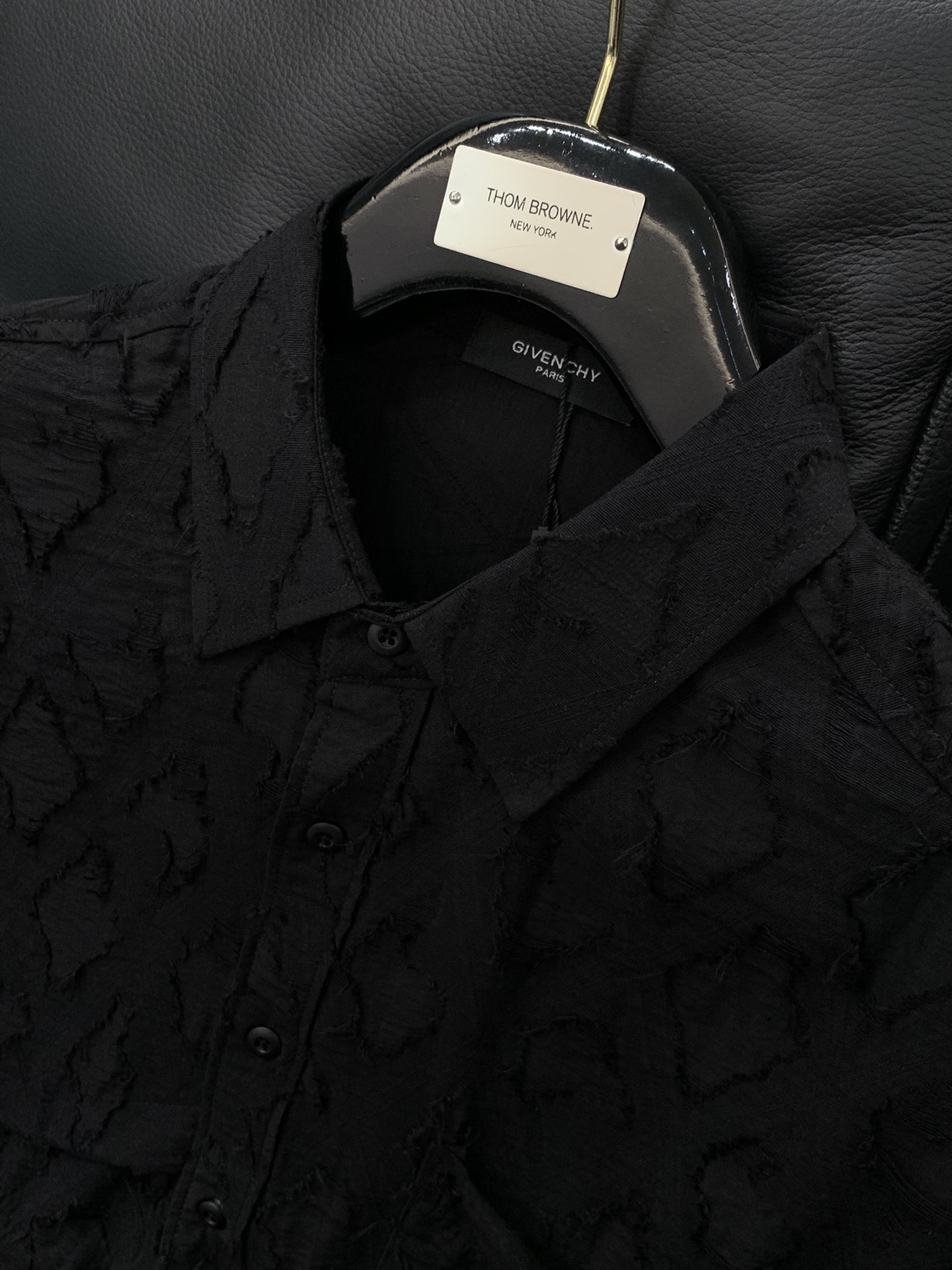 ，Givenchy 纪梵希，2025夏季最新品，专柜同步有售，原单狠货，时尚休闲中袖衬衫，进口原版面料，