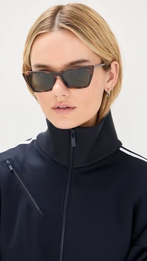 Yves Saint Laurent SL 737 Square Sunglasses - Tortoise Frame, Brown Lens 1 Yves Saint Laurent SL 737 Square Sunglasses - Tortoise Frame, Brown Lens