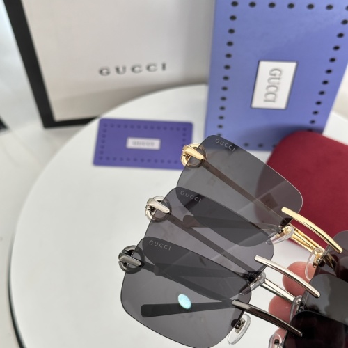 Gucci 1703S Rimless Sunglasses | 55mm Lens, Stylish and Elegant 1 Gucci 1703S Rimless Sunglasses | 55mm Lens, Stylish and Elegant