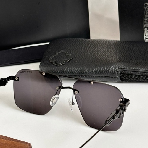Chrome Hearts CH8011 Sunglasses - Gold Frame, Unisex Design, Top Quality 1 Chrome Hearts CH8011 Sunglasses - Gold Frame, Unisex Design, Top Quality