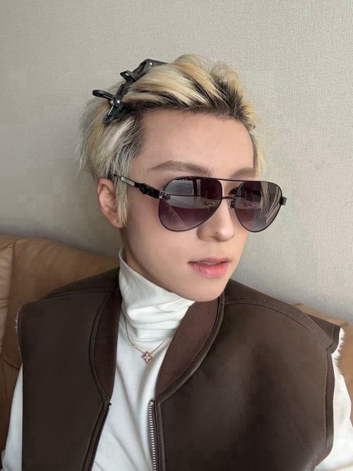Chrome Hearts CH8013 Sunglasses - Gold Frame, Unisex Aviator Style 1 Chrome Hearts CH8013 Sunglasses - Gold Frame, Unisex Aviator Style