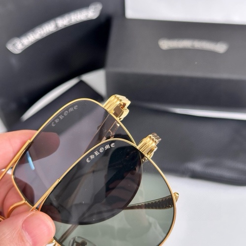 Chrome Hearts Gold Frame Sunglasses CH8015 - Premium Quality Unisex Shades 1 Chrome Hearts Gold Frame Sunglasses CH8015 - Premium Quality Unisex Shades