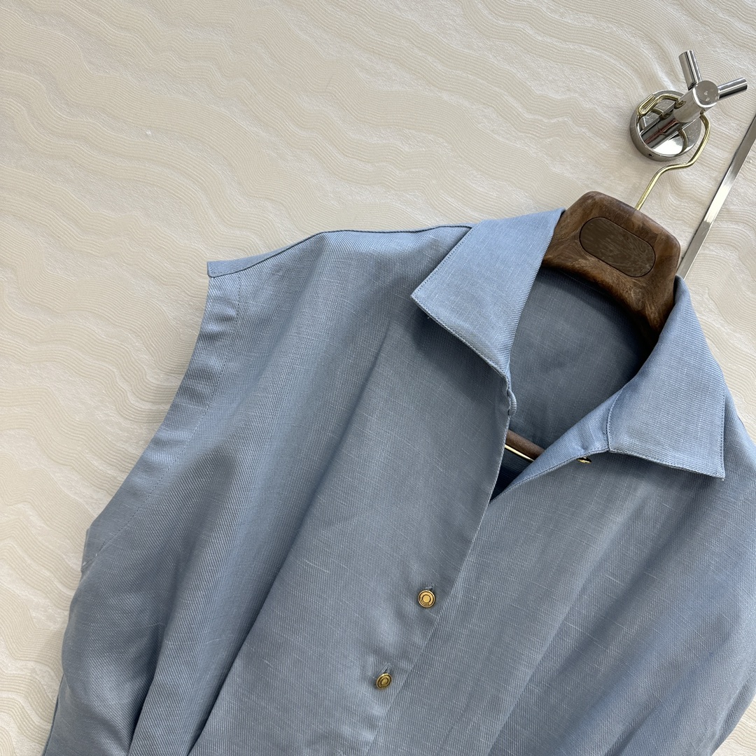 独家首发！高端原单品质❤️LP高智感穿搭！南法风情氛围感优雅落肩袖衬衫！进口亚麻面料质感轻盈舒适。气质小