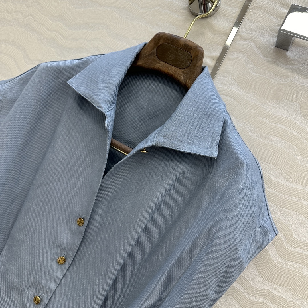 独家首发！高端原单品质❤️LP高智感穿搭！南法风情氛围感优雅落肩袖衬衫！进口亚麻面料质感轻盈舒适。气质小