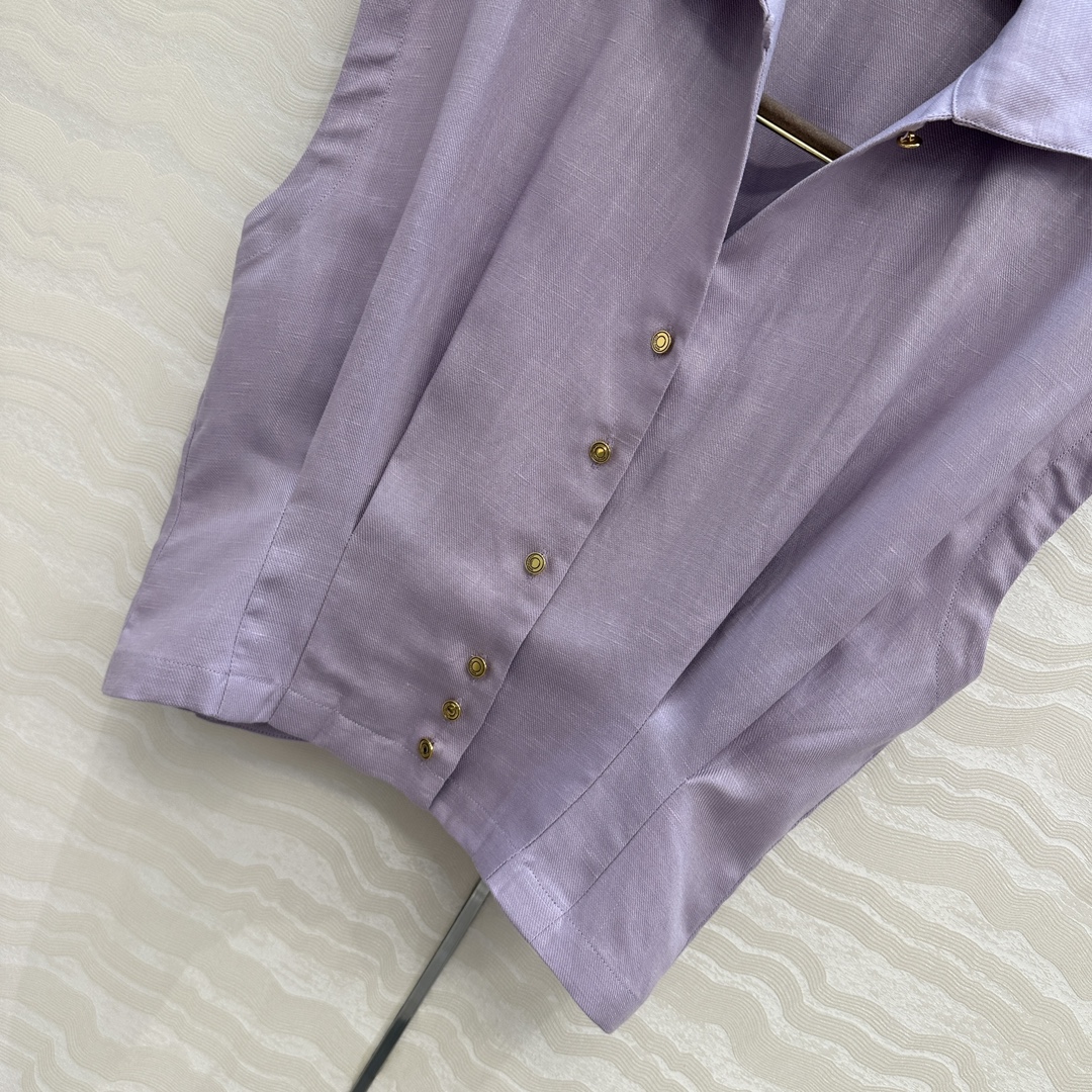 独家首发！高端原单品质❤️LP高智感穿搭！南法风情氛围感优雅落肩袖衬衫！进口亚麻面料质感轻盈舒适。气质小