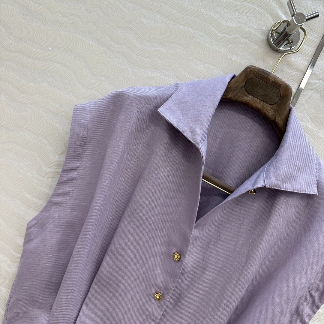 独家首发！高端原单品质❤️LP高智感穿搭！南法风情氛围感优雅落肩袖衬衫！进口亚麻面料质感轻盈舒适。气质小