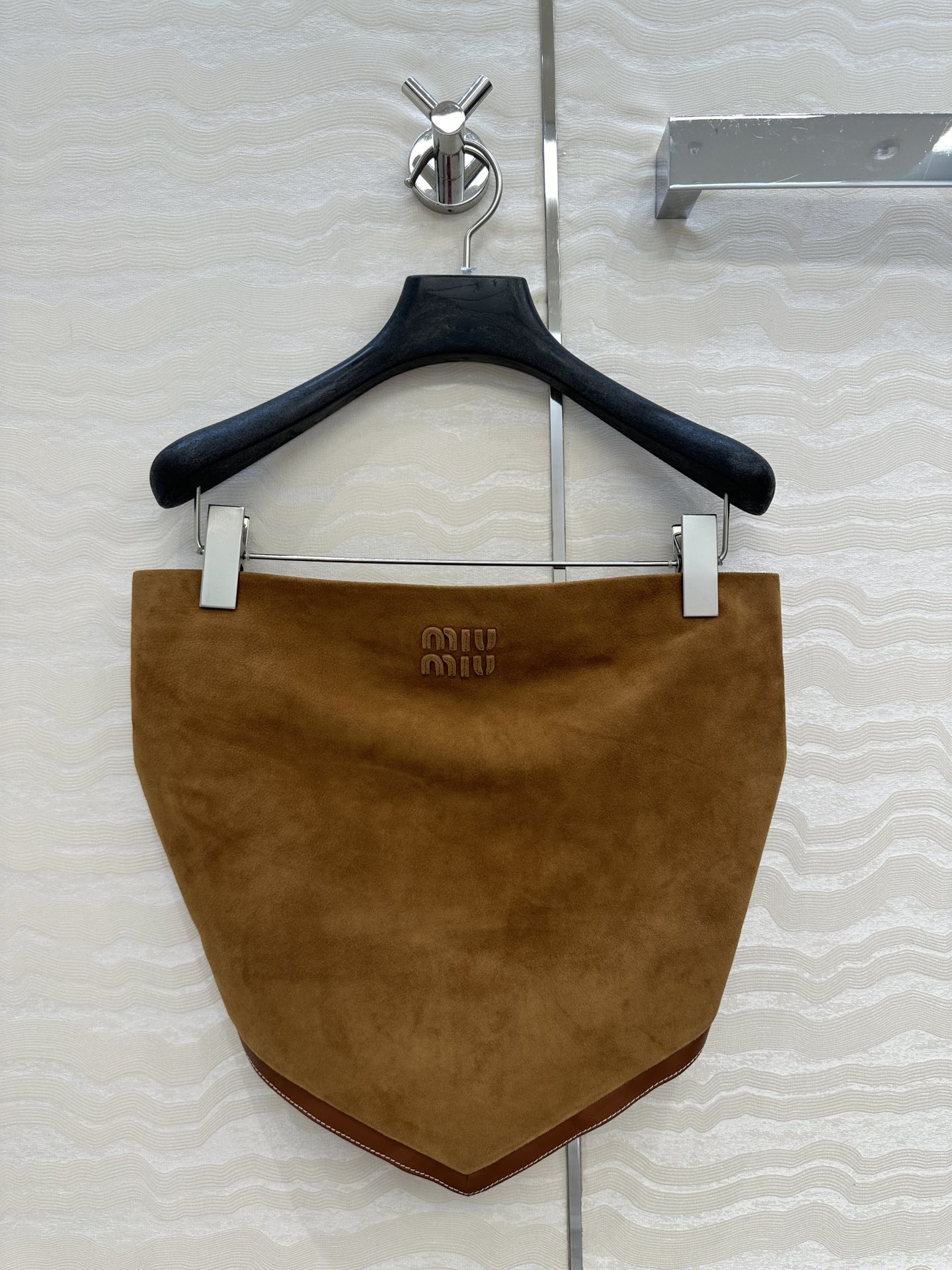 独家首发❤️高端品质控必入！miu系少女可露丽风🤎张元英同款🤎独家定制麂皮绒面工艺🤞知识分子复古棕色系麂