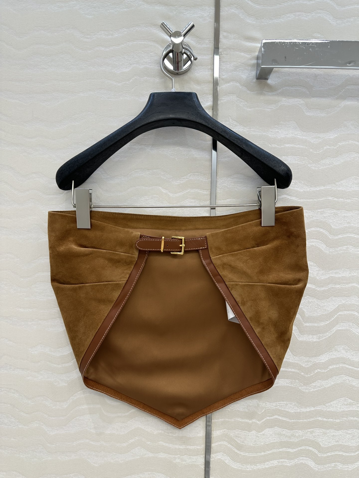 独家首发❤️高端品质控必入！miu系少女可露丽风🤎张元英同款🤎独家定制麂皮绒面工艺🤞知识分子复古棕色系麂