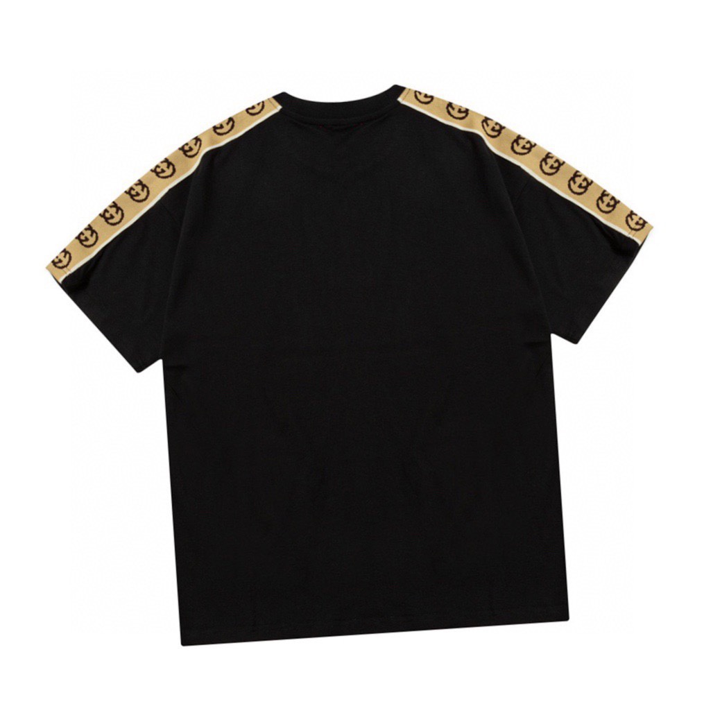 古驰/Gucci 夏季新款 两侧双G织带圆领短袖