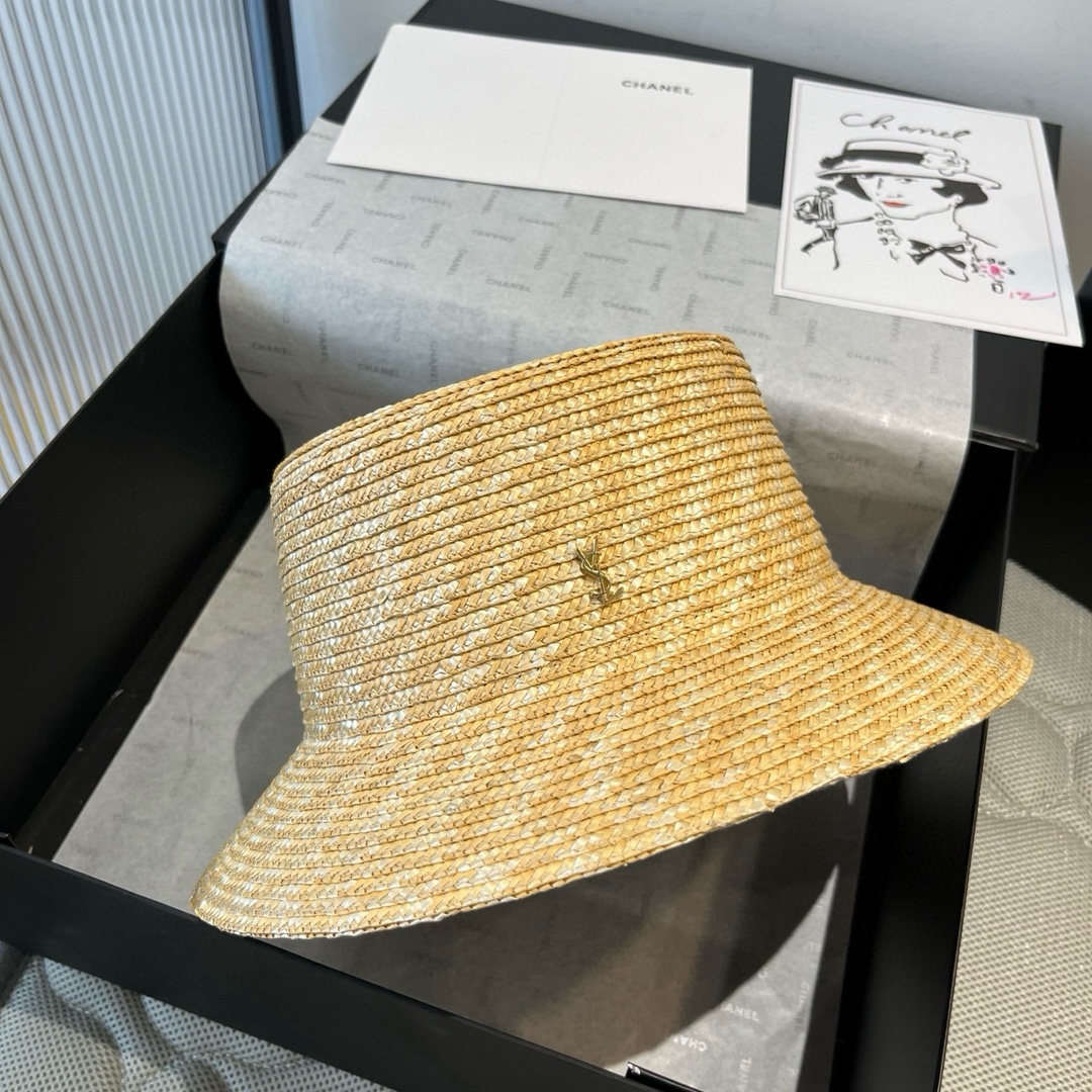 NO:344963,ysl Saint Laurent new Rafi straw pot hat, head circumference 57cm hat straw hat fisherman hat baseball hat, hat, saint laurent, saint laurent, espadrilles, hatsysl圣罗兰新款拉菲草盆帽,头围57cm帽子草帽渔夫帽棒球帽,帽子,saint laurent,saint laurent,espadrilles,hats,hat