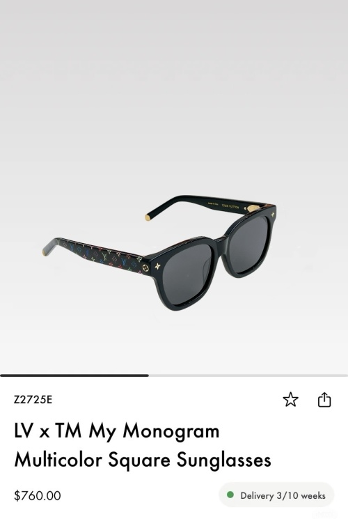 Louis Vuitton x Takashi Murakami My Monogram Multicolor Square Sunglasses 1 Louis Vuitton x Takashi Murakami My Monogram Multicolor Square Sunglasses