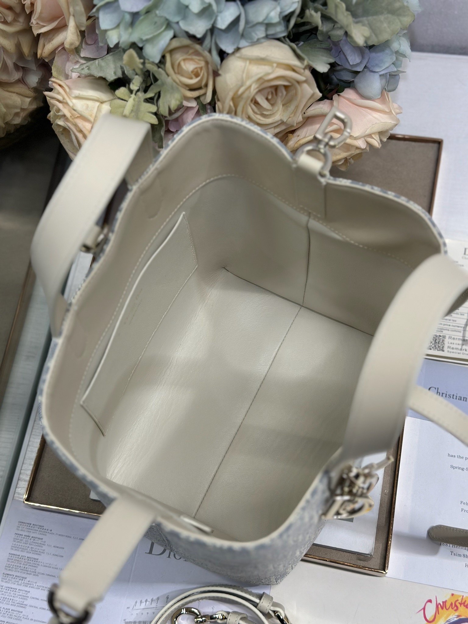 Dior Toujours Vertical Bag: Gray Oblique Jacquard, Medium Size, Detachable Strap 8 i1748573422 2827 6