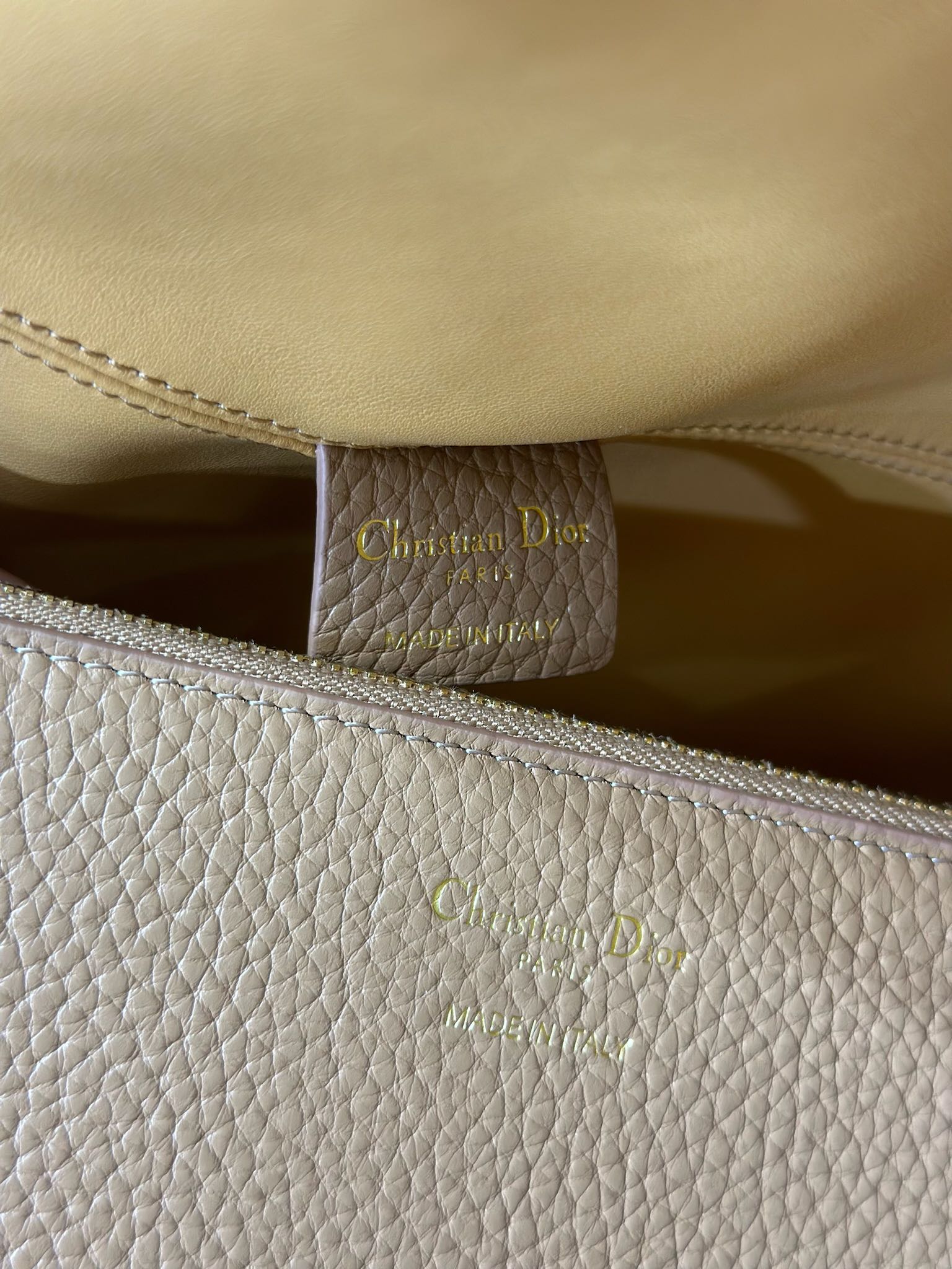 Dior Toujours Large Bag: Brown Grained Calfskin Leather, CD Lock, and Charm 10 i1748594050 6298 8