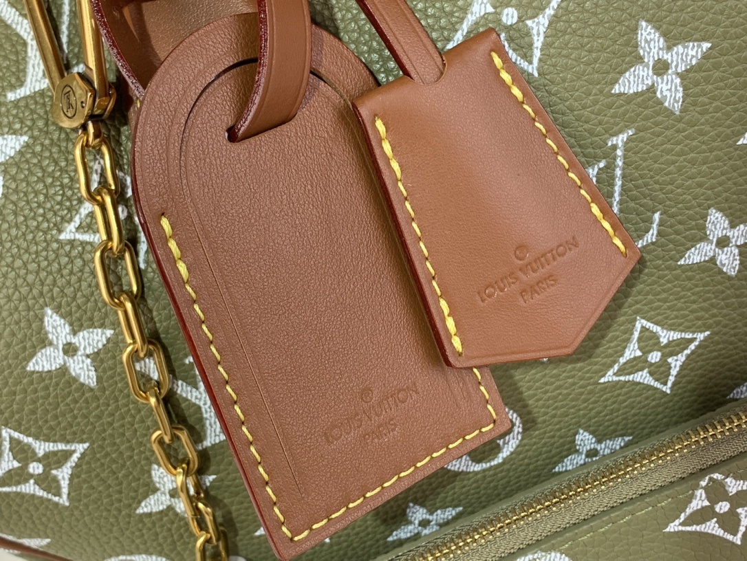 【SPEEDY BANDOULIÈRE30 手袋 】M14064尾草绿/棕(全皮)本款 Speedy B