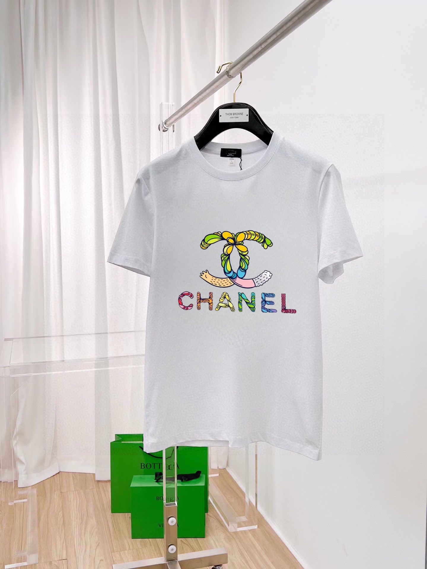 Chanel 品牌【CHANEL香奈儿 】(胖子福音) 男士休闲短袖T恤 2025春夏新品