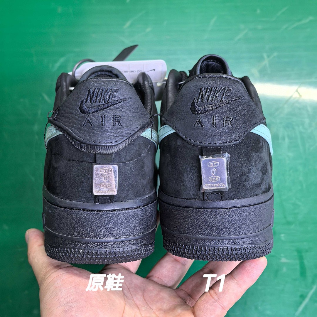 图片[3]-【T1版】 Tiffany & CO x Nk Air Force 1 Low \”1837\” 蒂芙尼联名 空军一号低帮板鞋 DZ1382-001 真正925真银💯带证书 给你感受真真的原鞋即视感 SZ原纸板 原数据打造完美鞋型 原厂皮料 同步zp 注意裁边处有油边封边 区别市场 zp一致勾子细节 完美还原所有细节 欢迎对比 尺码：36-47.5-选品中心