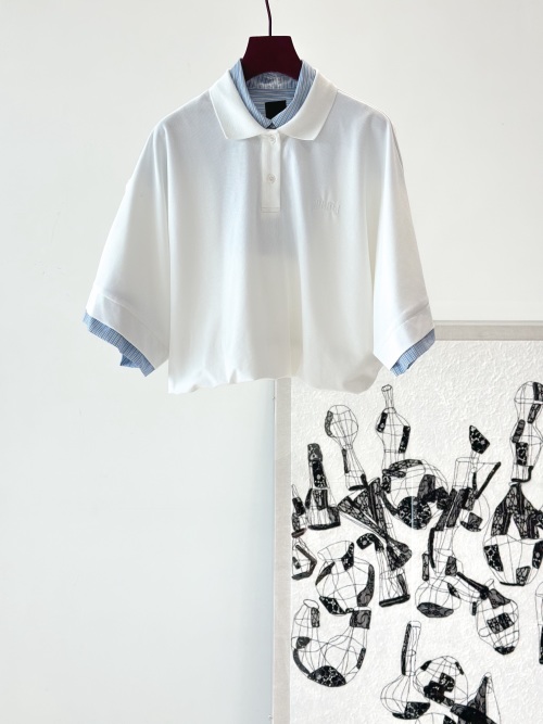 JUUN.J Layered Collar Relaxed Fit Polo Shirt - Versatile & Chic 1 JUUN.J Layered Collar Relaxed Fit Polo Shirt - Versatile & Chic