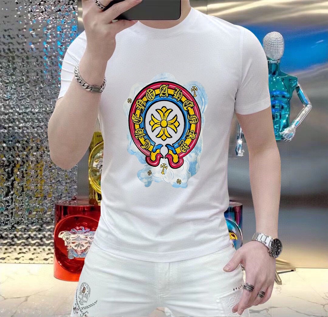 Chrome Hearts 品牌【ChampionHearts 克罗心】(胖子福音) 男士休闲短袖T恤