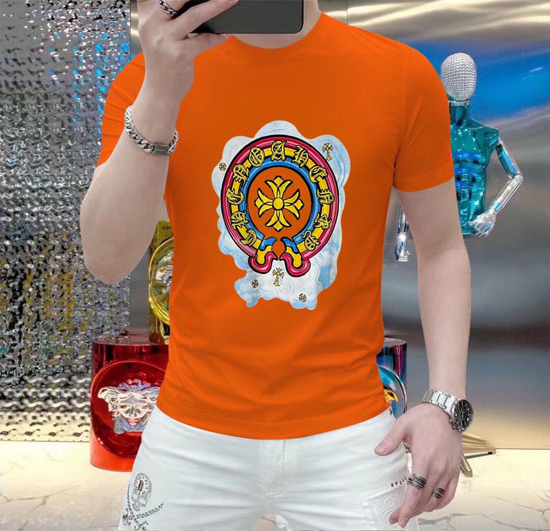Chrome Hearts 品牌【ChampionHearts 克罗心】(胖子福音) 男士休闲短袖T恤