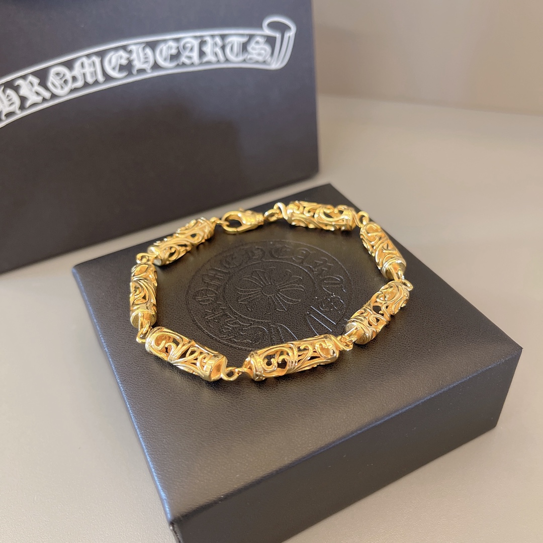 クロムハーツ 手作りブレスレット 高級感あふれるデザイン