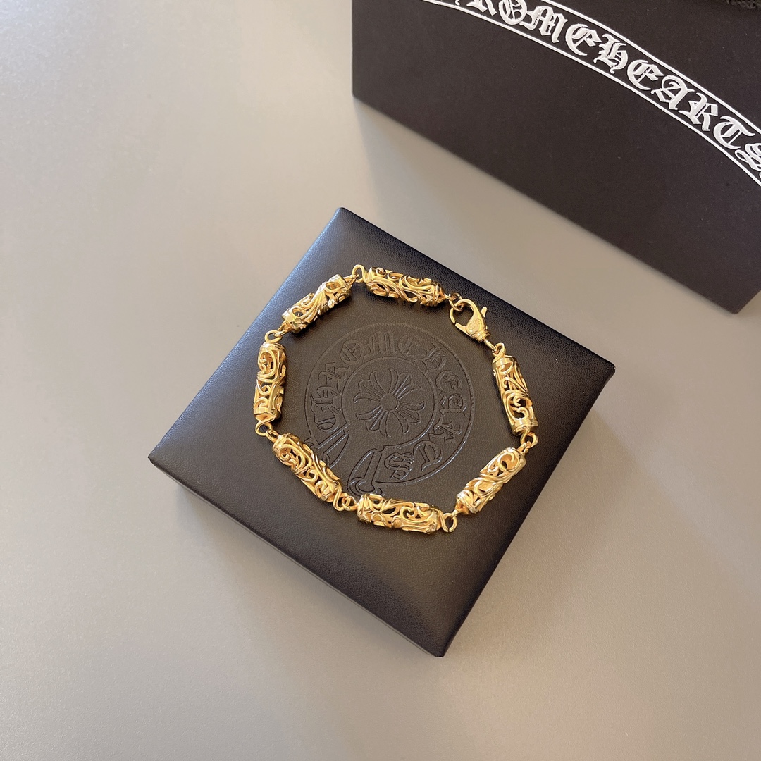 クロムハーツ 手作りブレスレット 高級感あふれるデザイン