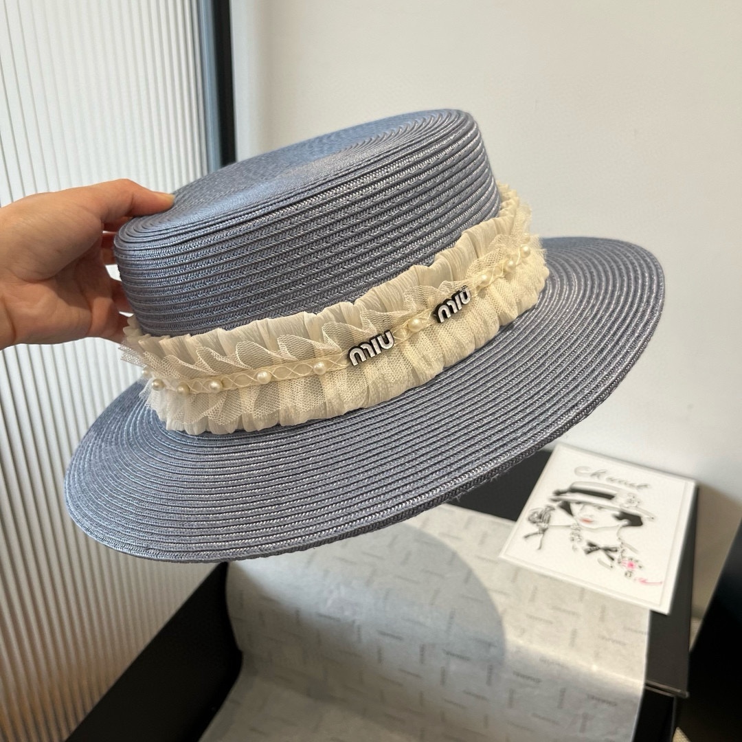 [Miu Miu Hats]Head circumference 57cm
