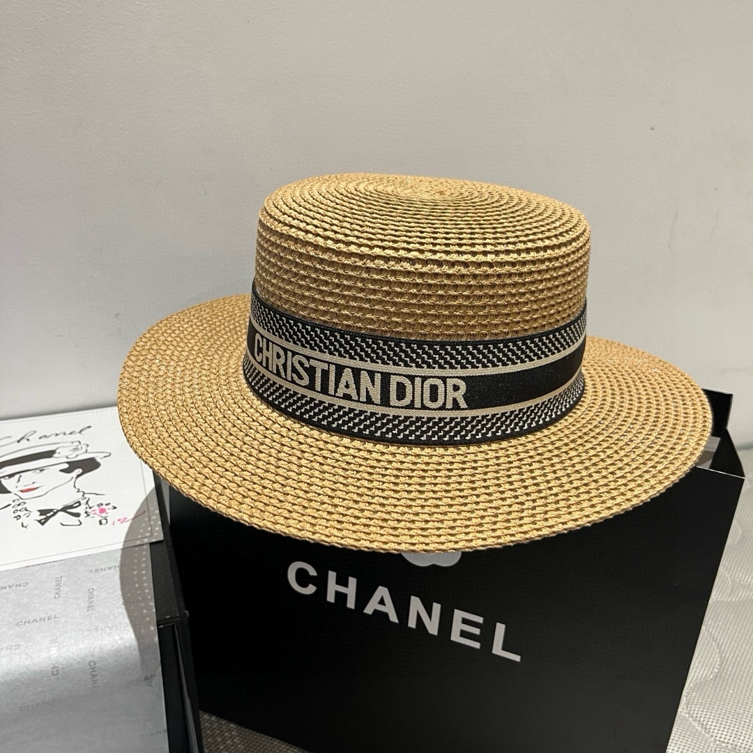 NO:345782,Dior new straw hat, top hat Taiwan PP grass, head circumference 57cm hat Straw hat Fisherman hat Baseball hat, hat, dior, dior, espadrilles, hatsDior迪奥新款草帽,平顶礼帽台湾PP草,头围57cm帽子草帽渔夫帽棒球帽,帽子,dior,dior,espadrilles,hats,hat