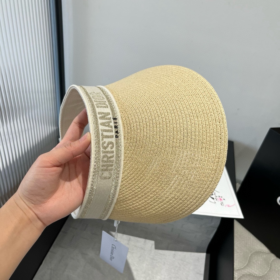 NO:345838,Dior Straw Hat Empty Sun Hat, Official Style, Adjustable Hat Straw Hat Fisherman's Hat Baseball Hat, Hats, Dior, Dior, espadrilles, HatsDior 迪奥草帽空顶遮阳帽,官方款,可调节帽子草帽渔夫帽棒球帽,帽子,dior,dior,espadrilles,hats,hat