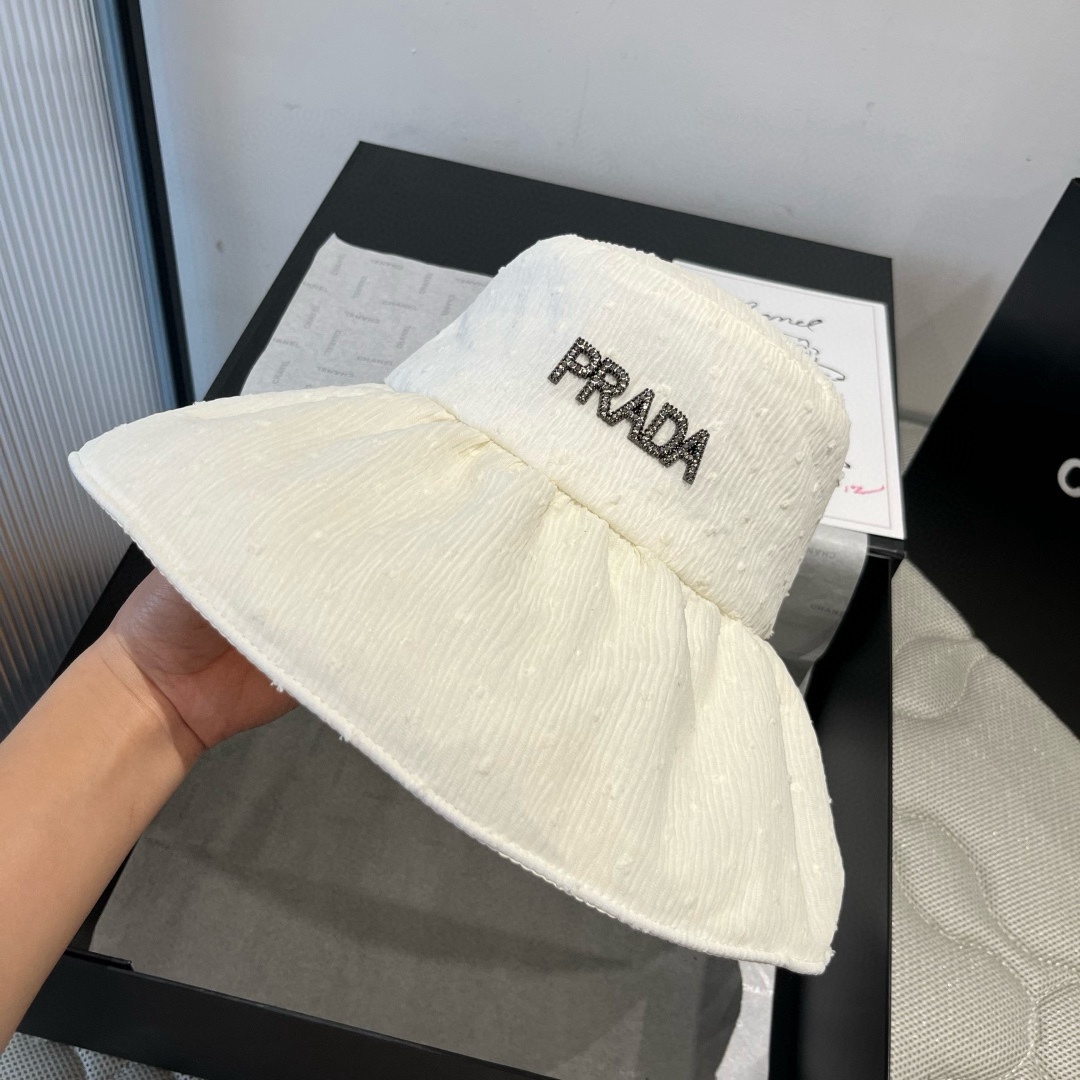 NO:345910,PRADA new sun visor fisherman hat, UV-proof cloth hat, foldable head circumference 57cm hat, straw hat, fisherman hat, baseball hat, hat, prada, prada, espadrilles, hatsPRADA普拉达新款遮阳渔夫帽、防紫外线布帽,可折叠头围57cm帽子草帽渔夫帽棒球帽,帽子,prada,prada,espadrilles,hats,hat