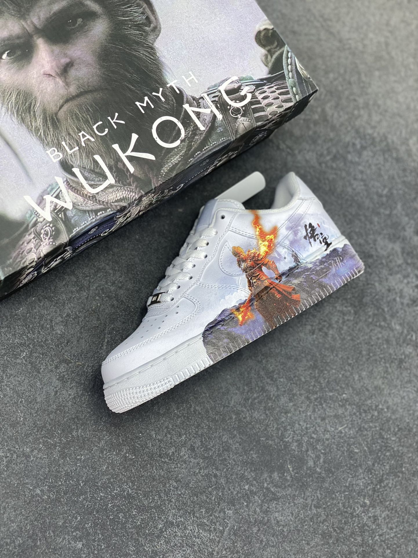 图片[7]-福利特价 Air Force 1 Low 黑神话悟空 原楦头原纸板 打造纯正空军版型专注外贸渠道 全掌内置蜂窝气垫 原盒配件 原厂中底钢印、拉帮完美  货号：315122-111 尺码：36 36.5 37.5 38 38.5 39 40 40.5 41 42 42.5 43 44 44.5 45-选品中心