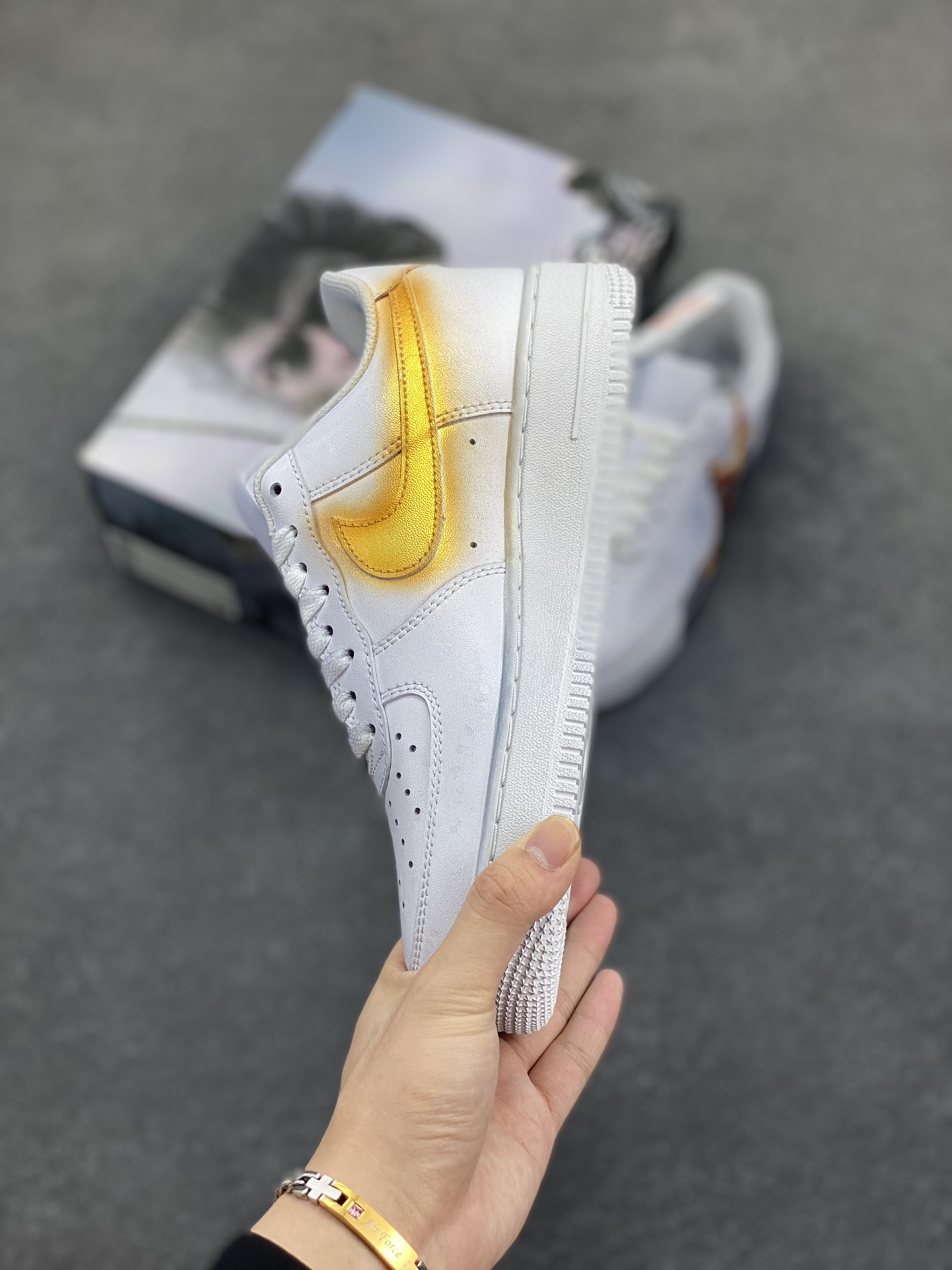 图片[3]-福利特价 Air Force 1 Low 黑神话悟空 原楦头原纸板 打造纯正空军版型专注外贸渠道 全掌内置蜂窝气垫 原盒配件 原厂中底钢印、拉帮完美  货号：315122-111 尺码：36 36.5 37.5 38 38.5 39 40 40.5 41 42 42.5 43 44 44.5 45-选品中心