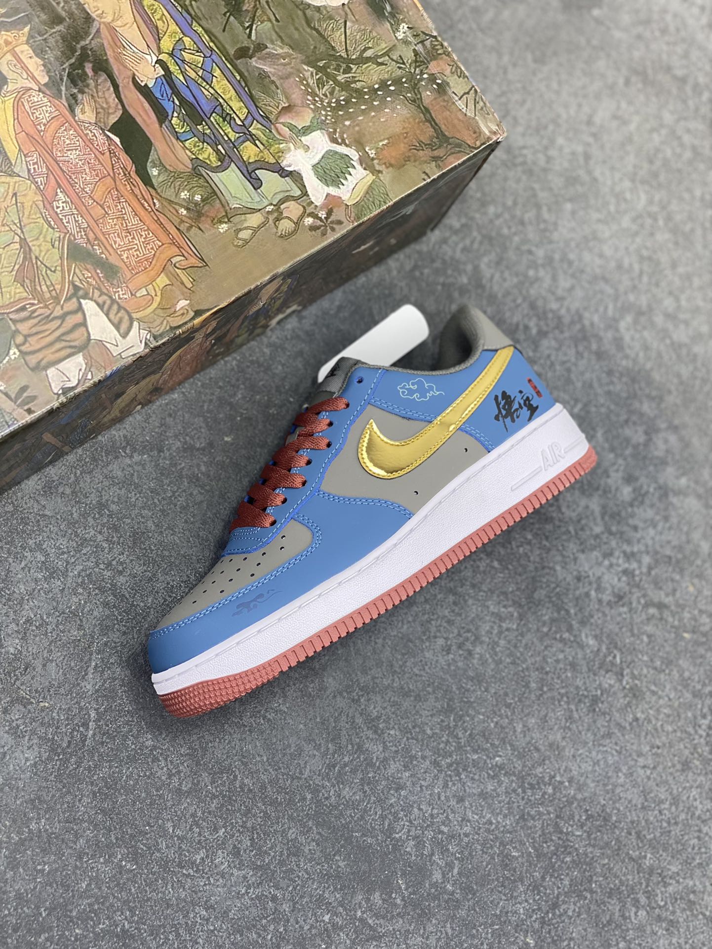 图片[7]-福利特价 Air Force 1 Low 黑神话悟空 原楦头原纸板 打造纯正空军版型专注外贸渠道 全掌内置蜂窝气垫 原盒配件 原厂中底钢印、拉帮完美  货号：CW2288-111 尺码：36 36.5 37.5 38 38.5 39 40 40.5 41 42 42.5 43 44 44.5 45-选品中心