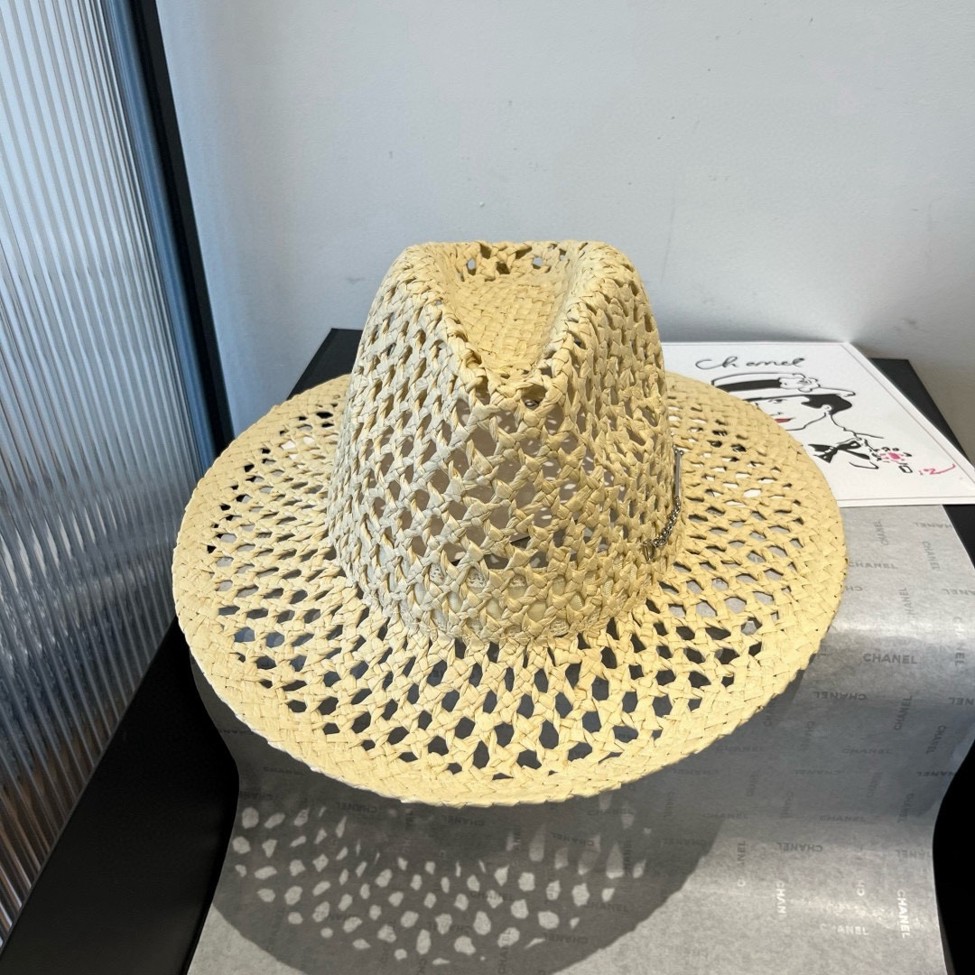 [Miu Miu Hats]Miumiu Miumiu New Top Hat hollow top hat