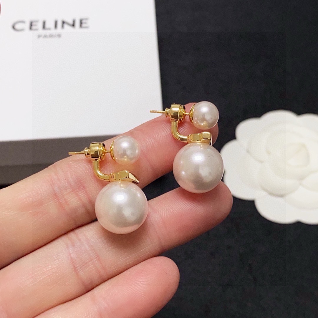 Elegantes Aretes Celine con Perlas Rosadas y Diseño de Doble Uso 9 i1749047527 5610 7