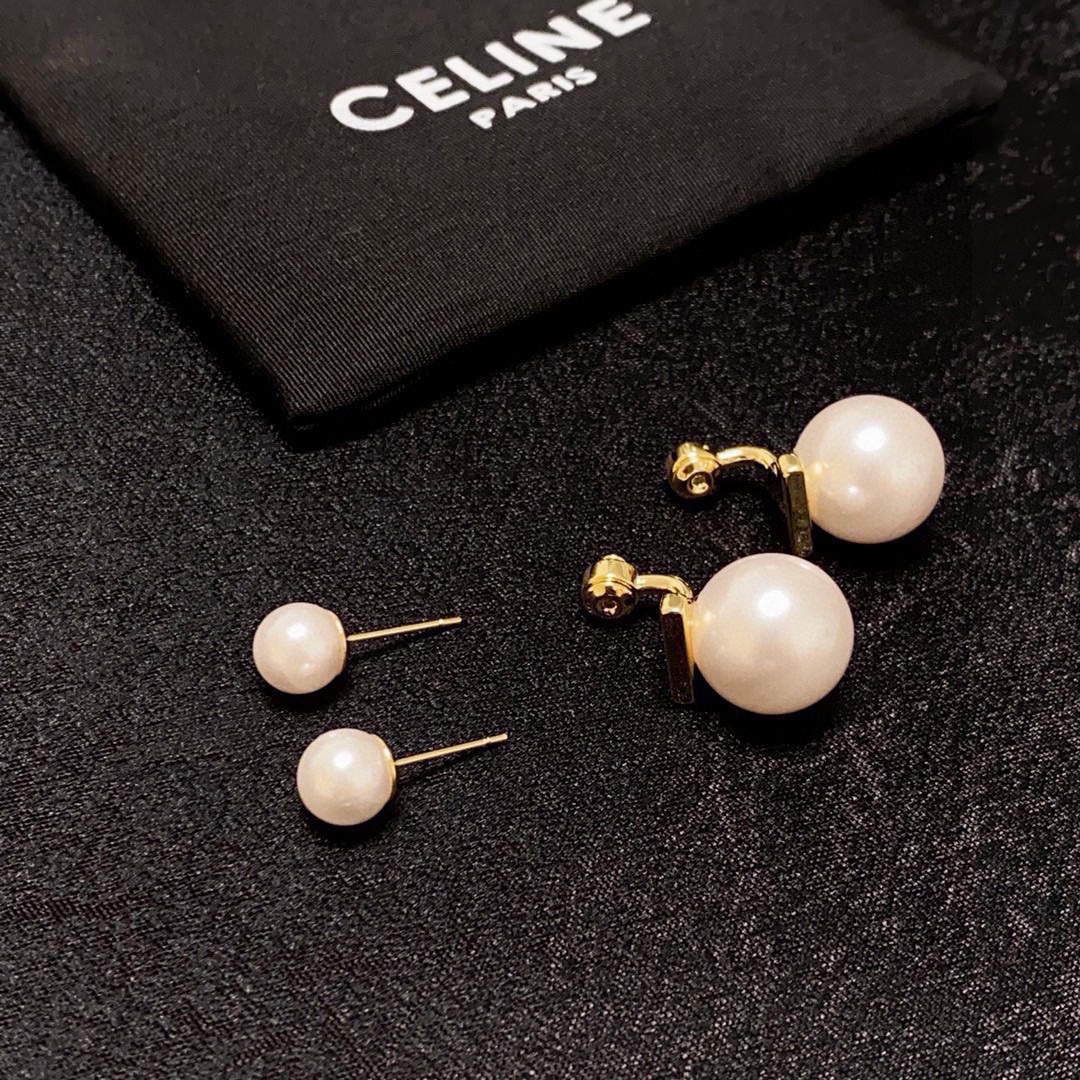 Elegantes Aretes Celine con Perlas Rosadas y Diseño de Doble Uso 7 i1749047527 7730 5