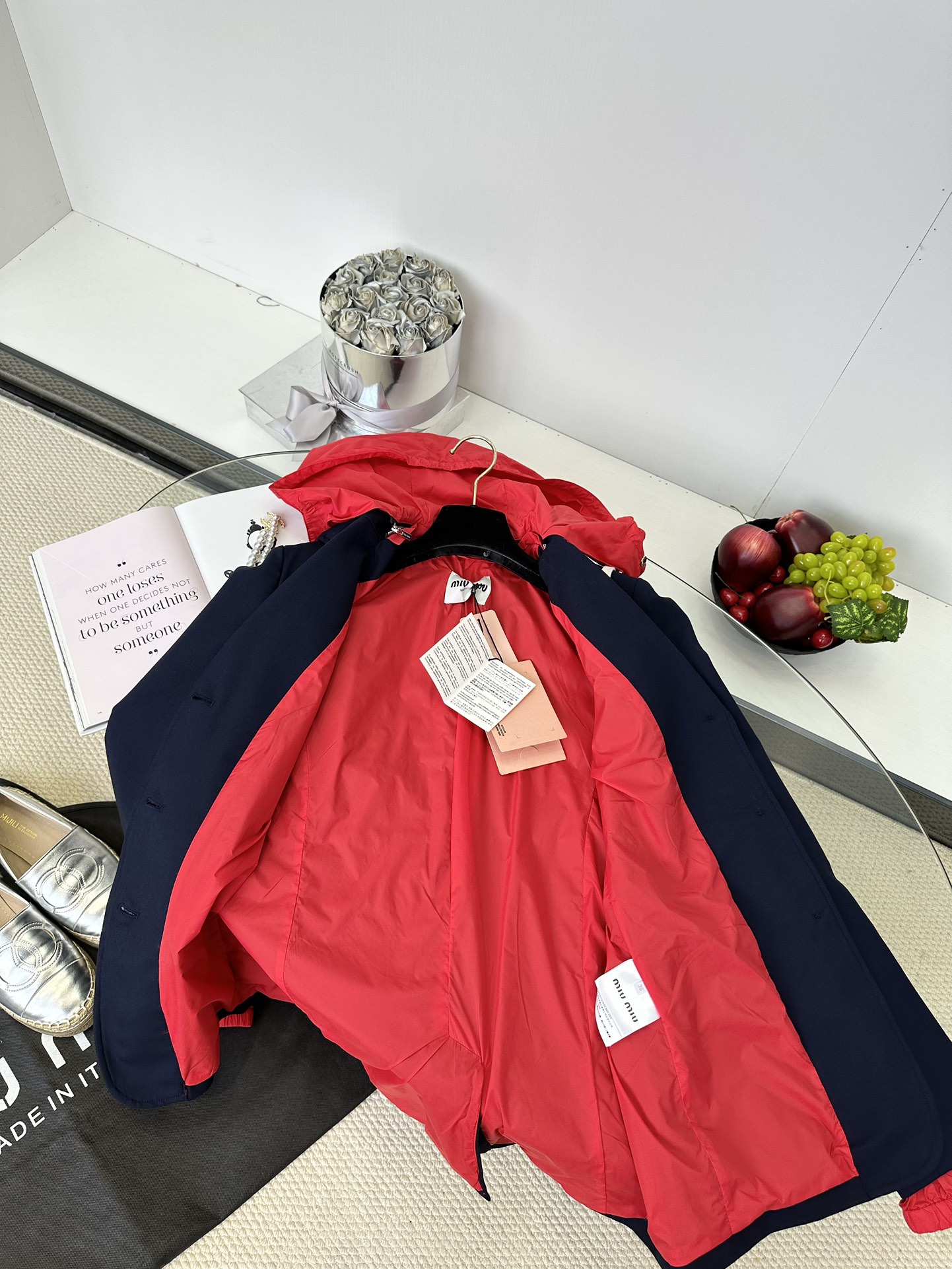 Miu Miu Contrast Color Hooded Suit Jacket - Chic & Versatile 8 i1749106848 8932 6