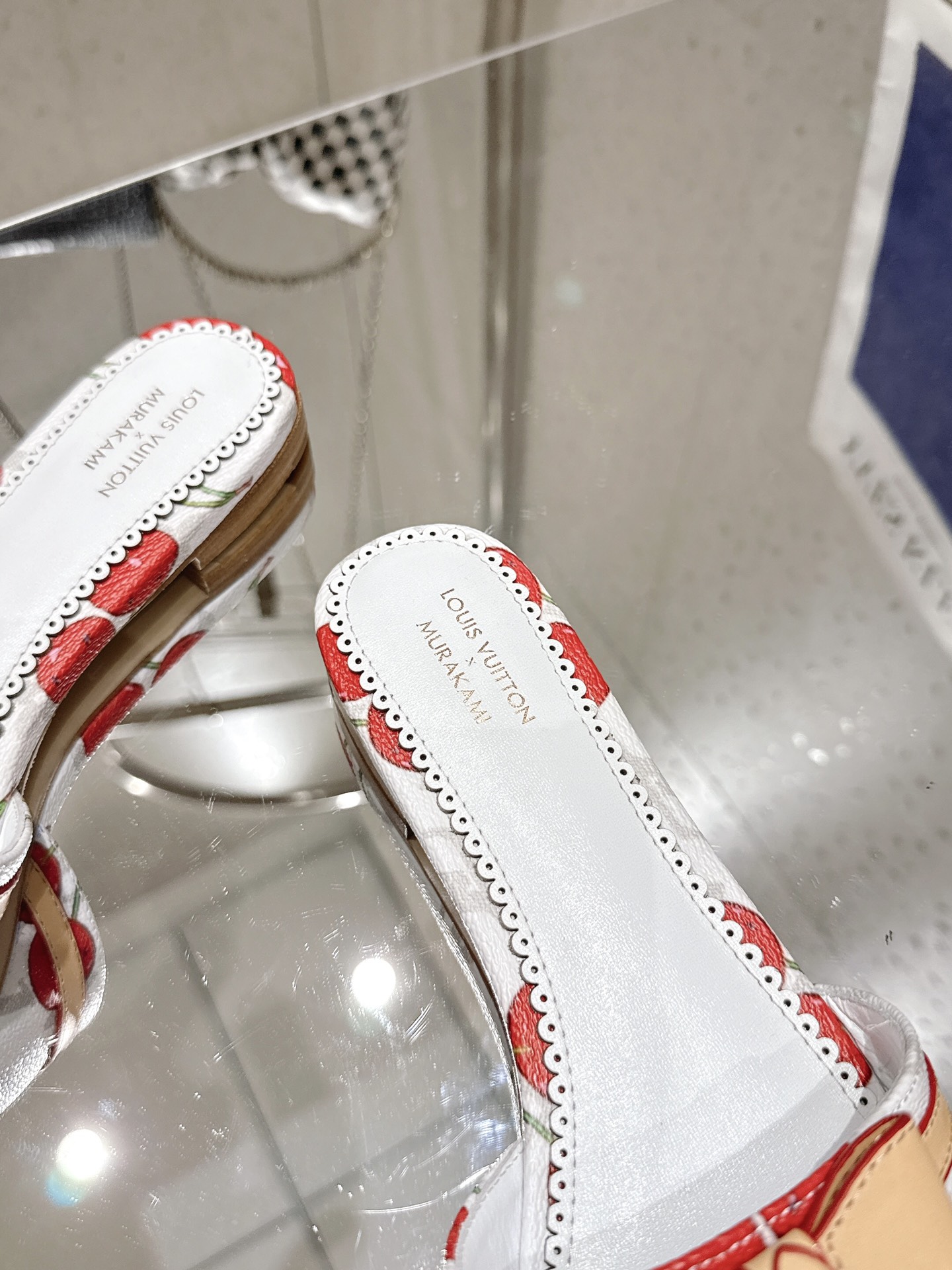 Louis Vuitton Monogram Cherry Mules Slides Women's Size 35-42 7 i1749107111 3035 6