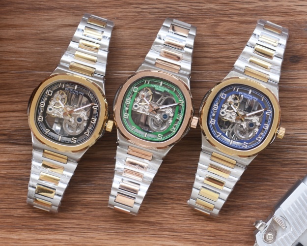 Patek Philippe Men's Automatic Mechanical Skeleton Watch - Stainless Steel 1 Patek Philippe Men's Automatic Mechanical Skeleton Watch - Stainless Steel