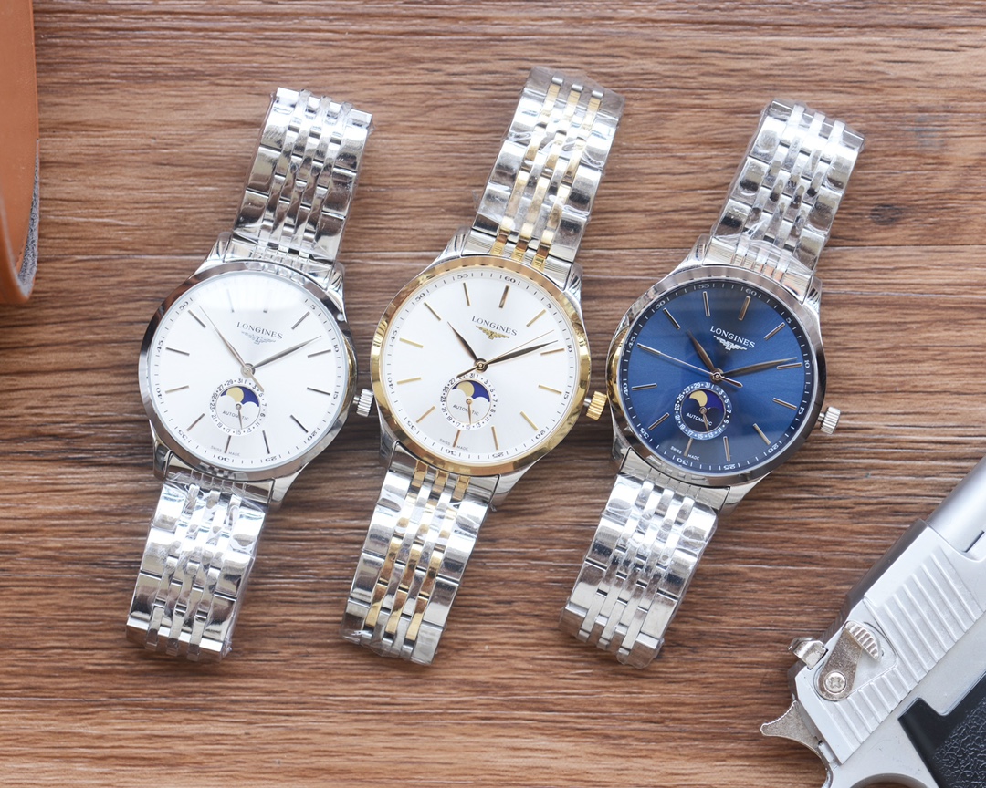 NO:393807,White, gold, steel belt 20 Men's Love Three-Pin Half Watch [Latest] Longines Best Design Exclusive First Launch [Type] Boutique Men's Watch [Watch Strap] Real Cowhide/316 Strap [Movement] Fully Automatic Mechanical Movement [Mirror] Mineral Strengthened Glass (More High Definition) Elegant Taste, Extreme and Atmosphere, Ingenious, Wrist Treasure, Size, Diameter, Thickness, 12mm, Hot Sale!  Welcome to reprint!  longines cowhide19860909白,金,钢带20 男人挚爱三针半腕表【最新】浪琴最佳设计独家首发【类型】精品男士腕表【表带】真牛皮/316表带【机芯】全自动机械机芯【镜面】矿物质强化玻璃（更高清） 品味高雅 浩瀚大气 匠心独运 腕间瑰宝 尺寸直径41mm厚12mm热卖上市！欢迎转载！,,longines,cowhide,Watch