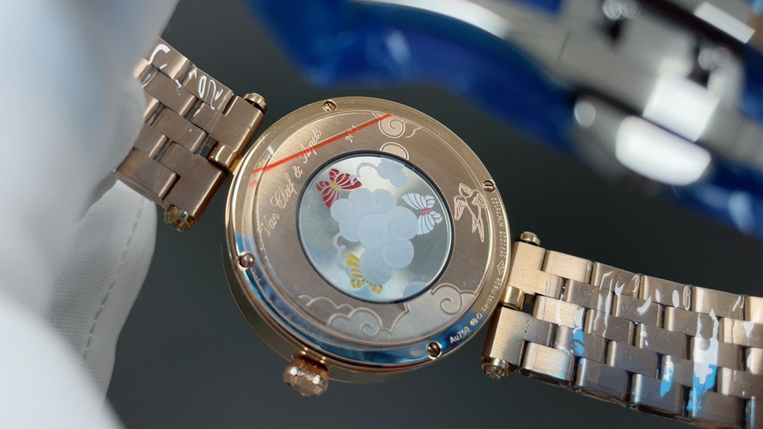 Vanyabal Lady Arpels Ronde des Papillons: Elegant Watch with Butterfly Dance in the Clouds - 图片 7