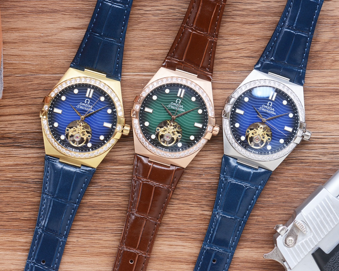 NO:393778,White, Golden Rose, a man's favorite multi-function watch [Latest] Omega's best design exclusive first [Type] Boutique men's watch [Watch strap] Real cowhide strap [Movement] Fully automatic mechanical movement [Mirror] Mineral reinforced glass (more high definition) Elegant taste, vast and atmospheric, ingenious, wrist treasure, size diameter 41mm thick 12mm, hot sale!  Welcome to reprint!  ,,cowhide19860909白,金玫 男人挚爱多功能腕表【最新】欧米加最佳设计独家首发【类型】精品男士腕表【表带】真牛皮表带【机芯】全自动机械机芯【镜面】矿物质强化玻璃（更高清） 品味高雅 浩瀚大气 匠心独运 腕间瑰宝 尺寸直径41mm厚12mm热卖上市！欢迎转载！,,cowhide,Watch