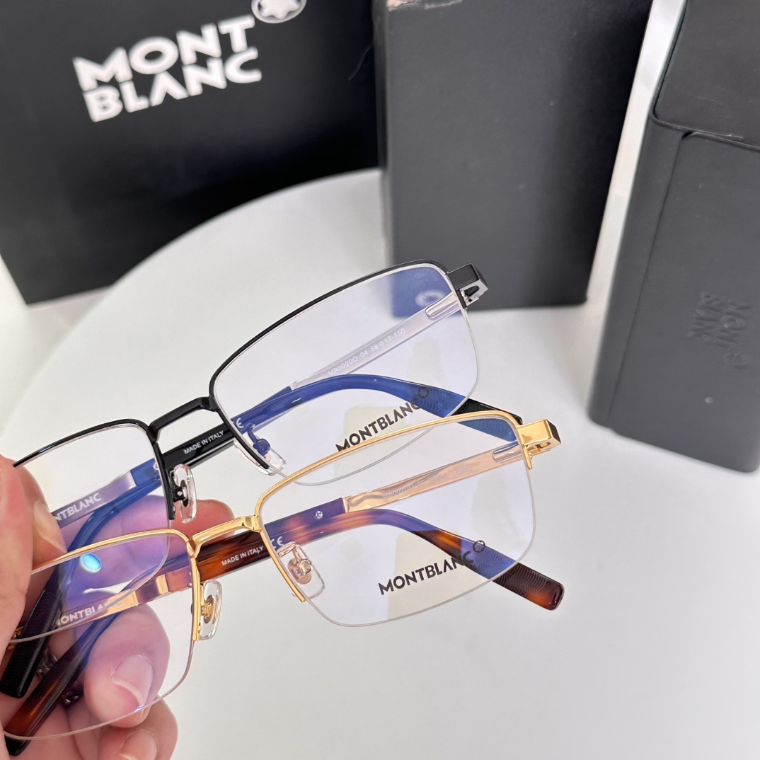 Montblanc MB0020O Metal Optical Spring Leg Prescription Glasses Frame 7 i1749124039 2545 5