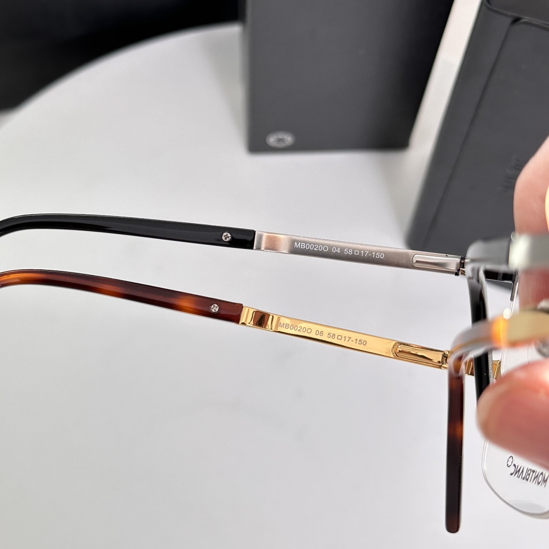 Montblanc MB0020O Metal Optical Spring Leg Prescription Glasses Frame 9 i1749124039 5564 7