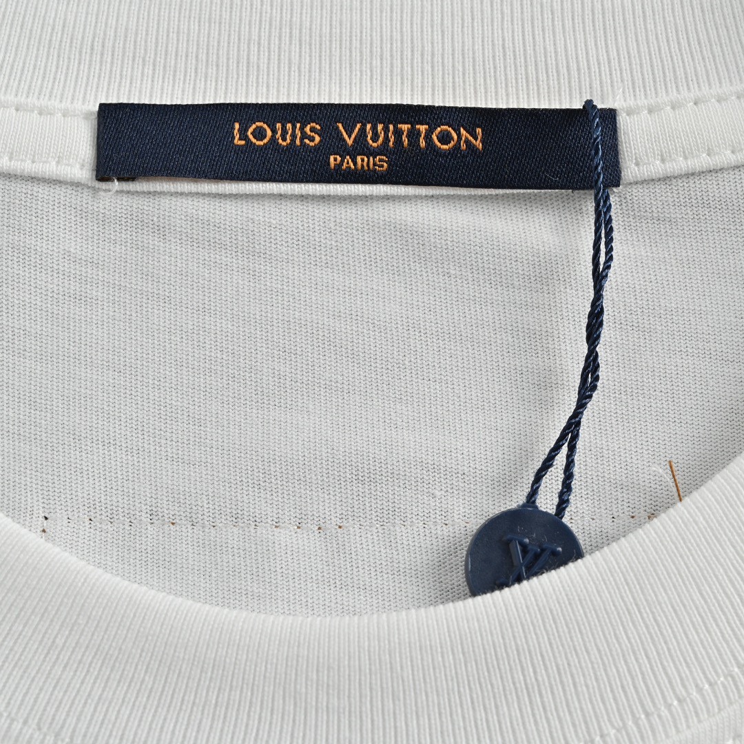 路易威登/Louis Vuitton 夏季新款 经典三花印花圆领短袖T恤