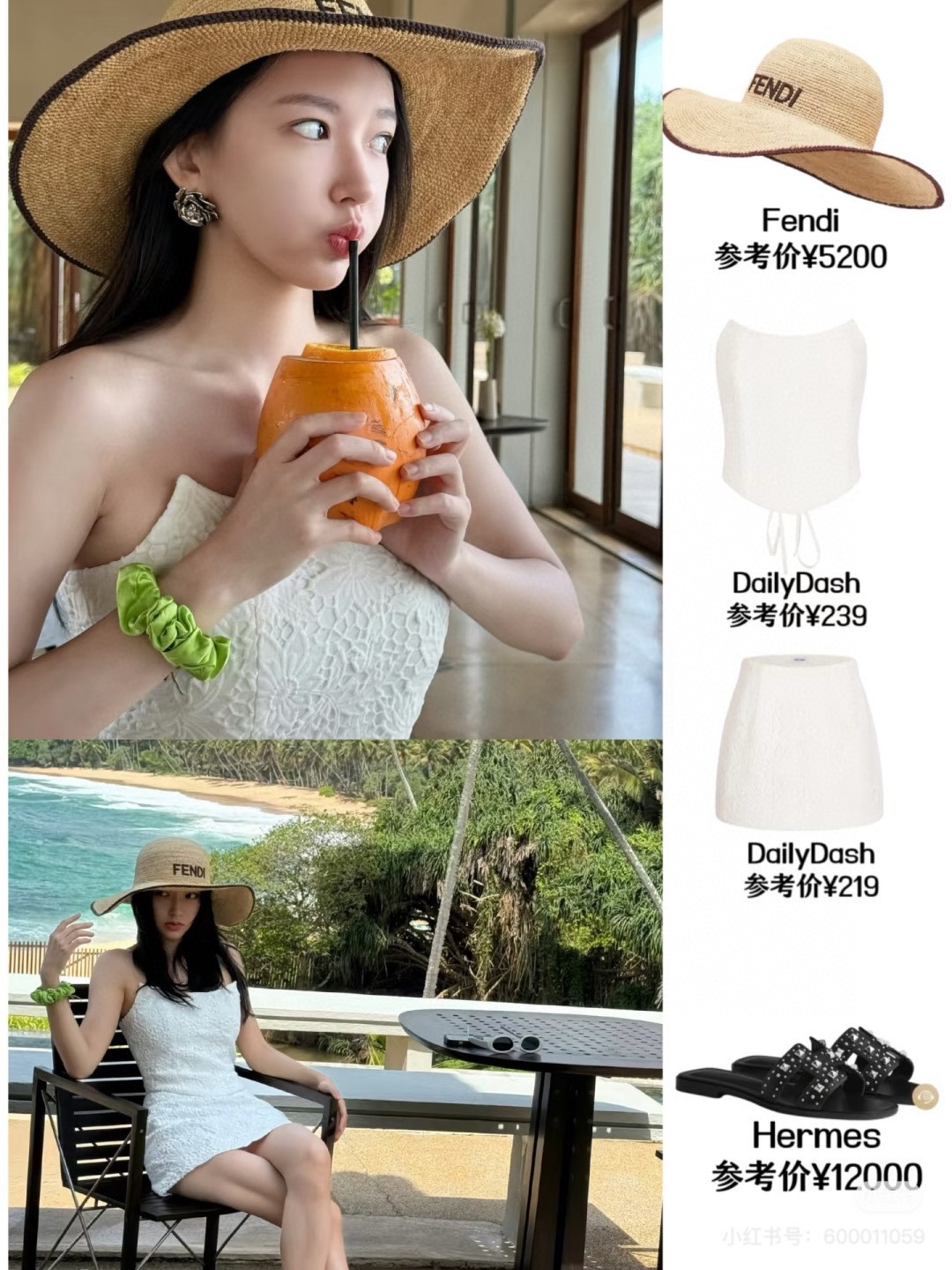 [Fendi Hats]FD Fendi new Lafite straw hat Pure hand-crochet Original productio