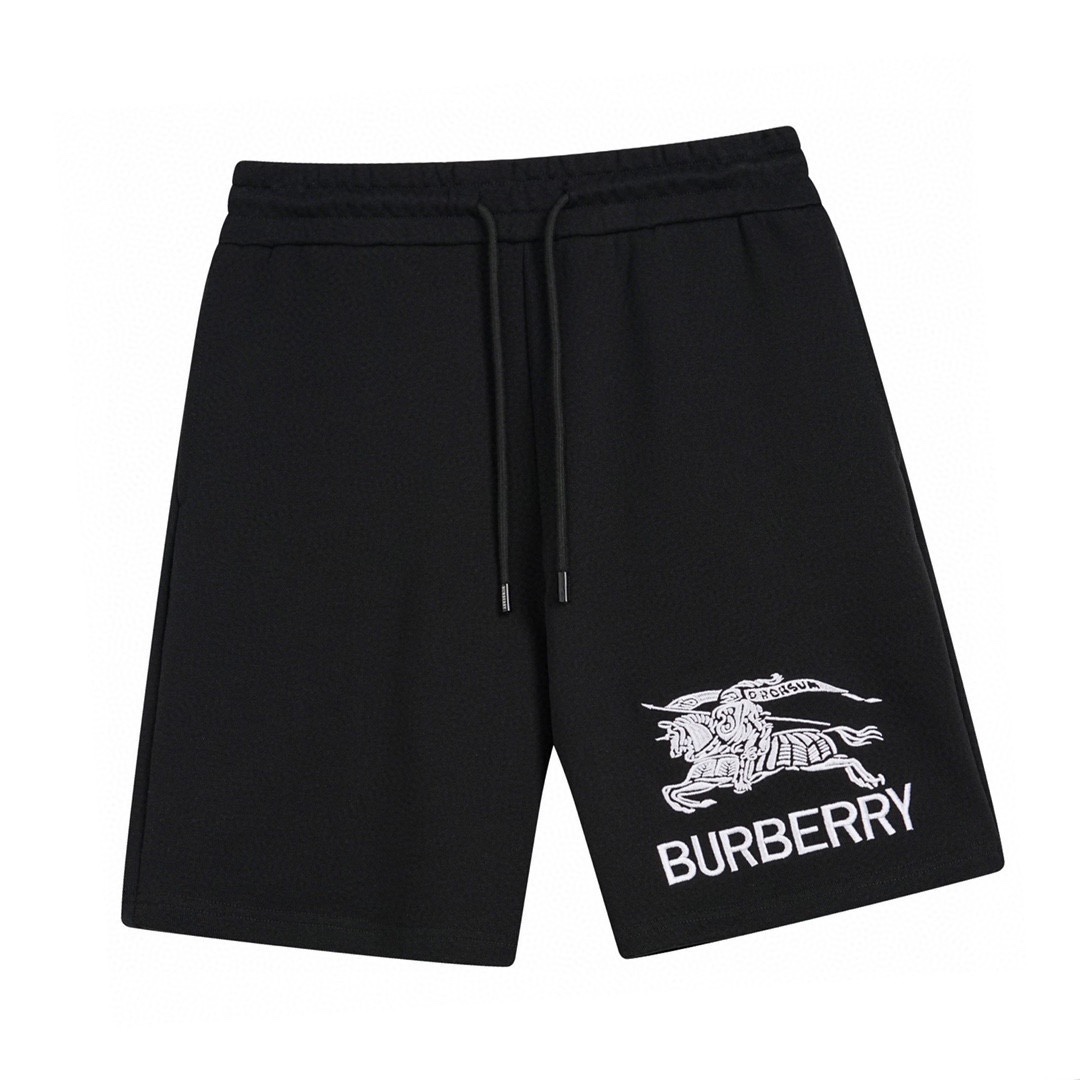 巴宝莉/Burberry 夏季新款 经典战马字母刺绣休闲短裤