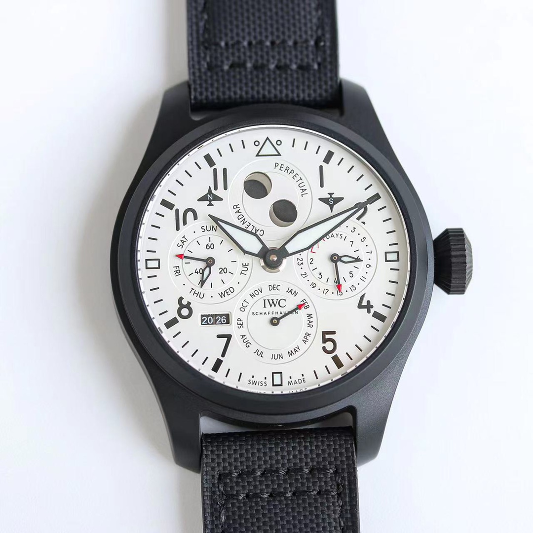 IWC 빅파일럿 퍼페추얼 캘린더 41mm V9공장 레플리카 42508
